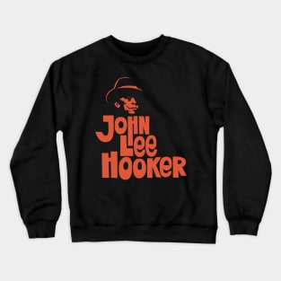 John Lee Hooker Handsketched Logo Shirt - Vintage Blues Style Crewneck Sweatshirt